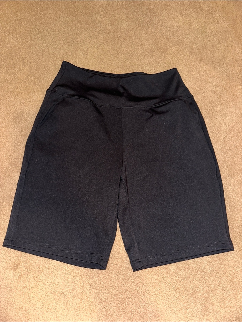 Gradual Black High-Waist Women’s Athletic Shorts